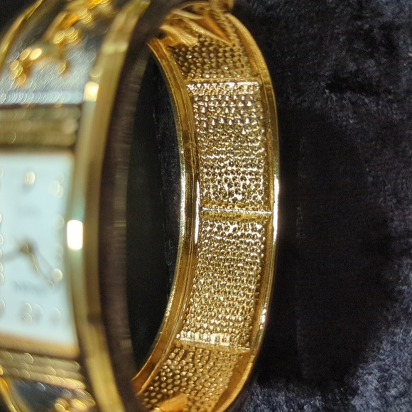 Gruen VTG Bracelet Panther Two Tone Watch GR7140 Stainless Steel Back - UNTESTED - Picture 9 of 9